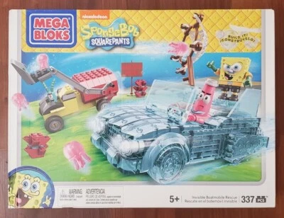 Mega Bloks Construx SpongeBob Squarepants Invisible Boatmobile Rescue - Image 1 of 3