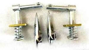 For Lambretta Scooter Li Series 2 Complete 2 Side Panel Handles #B605 - Picture 1 of 3