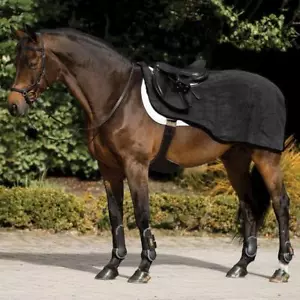 Horse Exercise Sheet - Lightweight Plain Fleece Horse Outdoor Riding rugs - Picture 1 of 7