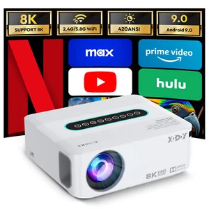 XGODY  8K 4K Ultra HD Android Beamer 12000LM LED Heimkino WiFi Projektor HDMI - Bild 1 von 26