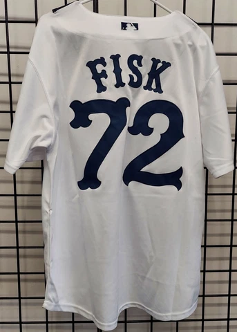 Vintage 1981 Carlton Fisk #72 Jersey Size XL MLB Authentic Majestic Cover