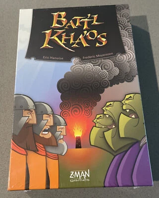 BATT'L KHA'OS Battle Chaos board tile fantasy war game Z-Man orcs v. knights - Image 1 of 2