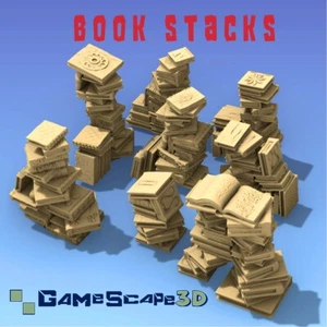 Precarious Book Stacks - Library Stock - Home Interior Decor - Reading Models - Picture 1 of 1