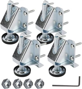 4 Pack Adjustable Leveling Feet Heavy Duty Furniture Legs Table bench levelers - Picture 1 of 9