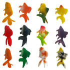  12 Pcs Mini Goldfish Model Pvc Child Toys for Bath Kids Animal