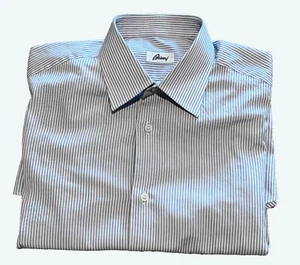 Brioni Mens Long Sleeve French Cuff Shirt - Picture 1 of 5