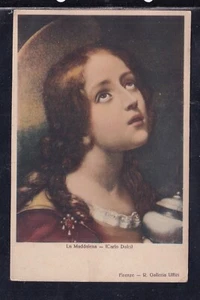 Cartolina Firenze R. Galleria Uffizi La Maddalena Carlo Dolci KB93 - Picture 1 of 1