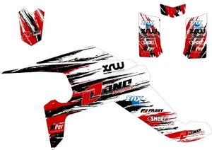 HYOSUNG 450 TE STICKERS - GRAPHICS KIT - DECAL - HYOSUNG TE450 GRAPHICS - Picture 1 of 2