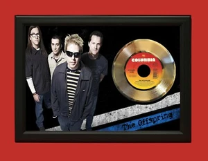 Offspring 2 Poster Art Wood Framed 45 Gold Record Display C3 - Picture 1 of 3