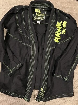 Jaqueta Black Hawk Jiu Jitsu oficial quimono top Gi Youth K3 - Imagem 1 de 2