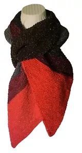 Easy Knit Tetrahedron Scarf Knitting Kit With Silver-8 Colours-Free Postage - Picture 1 of 19