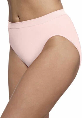 NWT Bali Comfort Revolutin Hi-Cut Brief Pantie Blushing Pink Style 303J Size 8/9 - Image 1 of 4