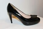 Black Patent Leather stiletto heels Size 9B Made in Italy