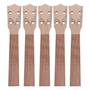 Ukulele Neck for Concert 23 Inch Uke Ukelele Guitar Parts DIY Unfinished 5 Pcs - Picture 1 of 6