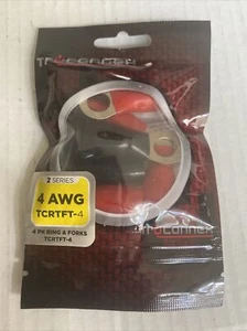 Brand New. TruConnex 4 AWG Ring and Fork Terminals (4-Pack), TCRTFT-4 - Picture 1 of 4