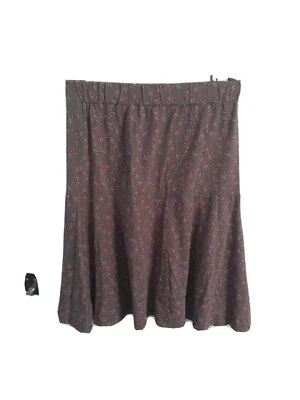 Cotton traders mink fit and flare elastic waist mink multi size 14 skirt - Image 1 of 4