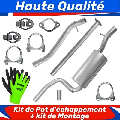 Kit de pot d'échappement pour Ford Focus C-Max 1 MK1 Hayon 1.8 TDCi (2003-2007) - Photo 1/4