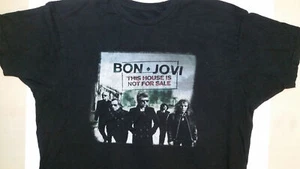 Camiseta negra de la gira 2016 Bon Jovi "This House Is Not For Sale" 2XL - Imagen 1 de 2