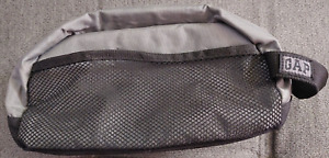 GAP Cosmetic Travel Bag Shaving Zippered Canvas Dark Grey Toiletry Dopp Kit VGC