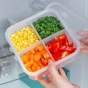 6 Grids Refrigerator Food Vegetable Fruit Storage Box simple and cool - Picture 1 of 8