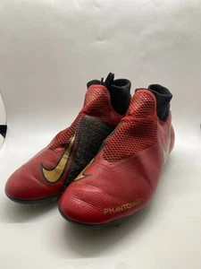 Nike Phantom Vision Jam Soccer Cleats Men's Size 8 Red Swoosh Logo Ribbed - Picture 1 of 21