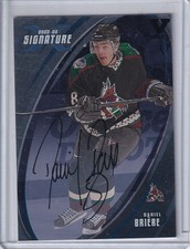 2002-03 BAP Signature Series Autographs #89 Daniel Briere AUTO - VAULT STAMP