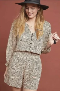 Pantalones cortos Anthropologie BeachGold Chelsea medianos M bolsillos rayón $155 - Imagen 1 de 7