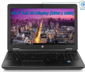 HP ZBook 15 BIG 15.6" Screen Office i7 16GB RAM 256GB SSD 750GB HDD WIN 11 - Picture 1 of 4