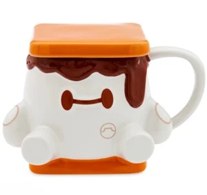 2024 Disney Parks Baymax Smores Munchlings Keramik 16 Unzen Kaffeebecher mit Deckel - Bild 1 von 4