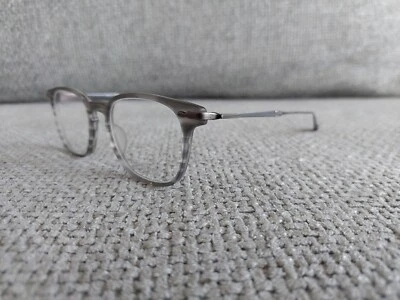 MATSUDA Square Eyeglasses Frames Model M2052 Sahara Gray Silver 50-20 - Image 1 of 4
