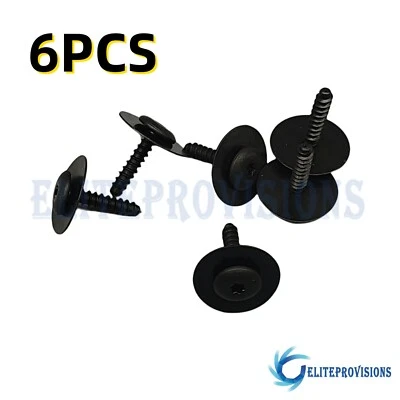6PCS M4.2x1.41x20 Multi-Purpose Bolt Fender Liner Screw for Chevrolet GM Foto 1 de 4