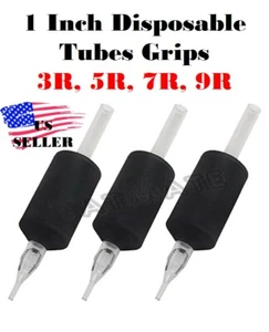 20 STCK. 1 Zoll 25 mm Tattoo Tube Einweg Tattoo Runde Spitze 3R,5R, 7R, 9R, 11R, 14R, 18R - Bild 1 von 10