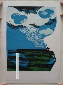 Alfredo De Vincenzo Original Xilography On Paper Decade Of 60 Size 17" x 12 1/2" - Picture 1 of 1