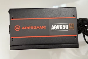 AresGame AVG650 80 Plus Bronze 650W Non-Modular Power Supply - Bild 1 von 5