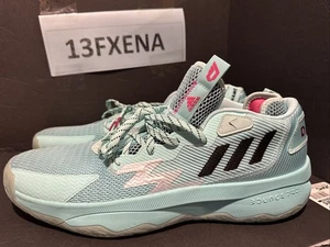 Adidas DAME 8 'Respect My Name' Aqua GZ6475 Men’s Size 18 - Picture 1 of 7