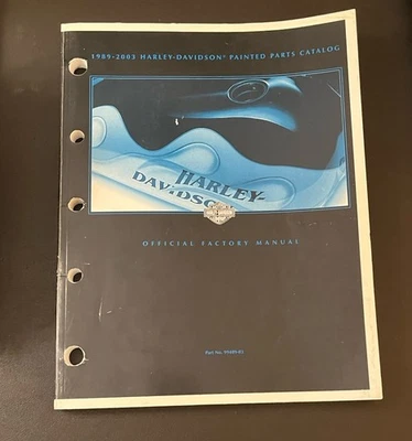 Harley Davidson 1989-2003 catálogo de piezas pintadas 99489-03 Foto 1 de 2