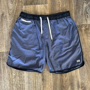 Vuori Bank Shorts Herren Large blau 7" ohne Futter Leistung sportlich aktiv Fitnessstudio - Bild 1 von 9