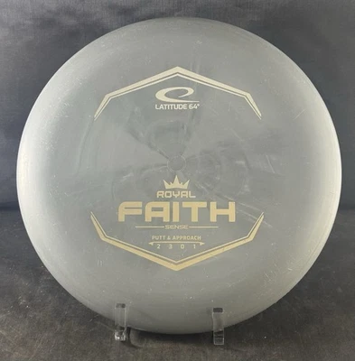 Latitude 64 Royal Sense Faith Grey 174g Disc Golf Putter - Image 1 of 4