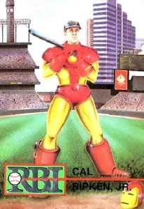 Cal Ripken Jr 1992 IRON MAN Card RBI Gold Foil Logo #SP2 Baltimore Orioles - Picture 1 of 4