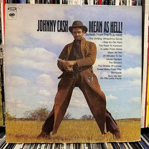 JOHNNY CASH - MEAN AS HELL! (VINYL LP) 1966!!! RARE!!! COLUMBIA / CS 9246 - Picture 1 of 4