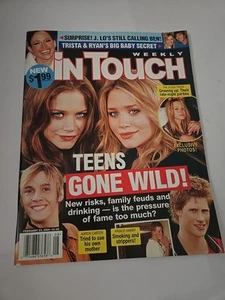In Touch Magazine Teens Gone Wild Feb 23 2004 Olsen Twins Harry Prince Aaron C - Picture 1 of 1