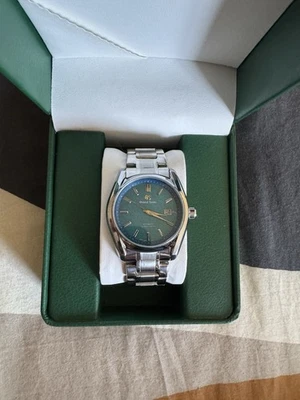 Grand Seiko Mod Color Azul Marino Con Correa De Acero Inoxidable 38mm - Imagen 1 de 4