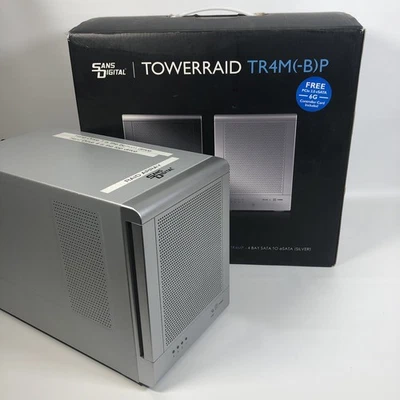 SANS DIGITAL TOWER RAID TR4MP No Drives or Caddies - Image 1 of 4