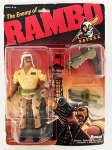 Coleco Ennemi de Rambo S.A.V.A.G.E. Figurine Nomad 7" dans son emballage d'origine - Photo 1/2