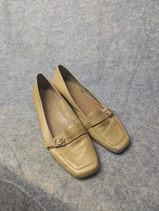 Vintage Naturalizer hellbraune Loafer Schnalle Damengröße 9,5 altes Geld klassisch - Bild 1 von 7