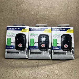 3 Telecomandi apriporta garage universale Chamberlain 2 pulsanti clicker KLIK5U-BK2 - Foto 1 di 4