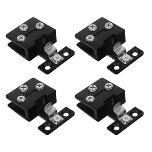 Juego de 4 abrazaderas de bisagra de puerta de vidrio para bisagras reductoras de ruido de vidrio templado de 3-8 mm - Imagen 1 de 20