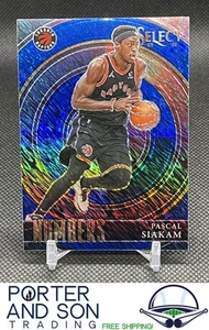 Pascal Siakam Blue Shimmer Prizm 2020-21 Panini Select Numbers #32 Raptors - Picture 1 of 2