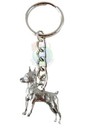 Miniature Pinscher Keychain Pewter