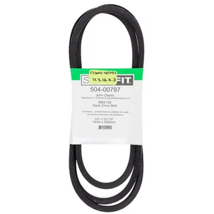 SureFit Deck Drive Belt John Deere M84136 116 180 185 240 245 260 265 285 320 - Picture 1 of 4